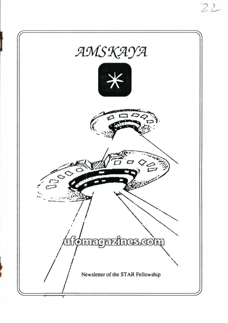Cover of Amskaya (Jimmy Goddard) issue 22: AMSKAYA