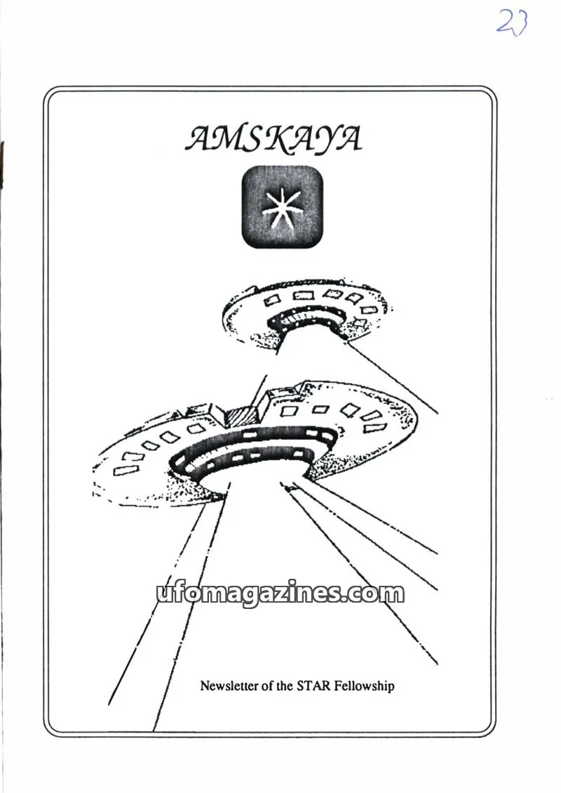 Cover of Amskaya (Jimmy Goddard) issue 23: AMSKAYA