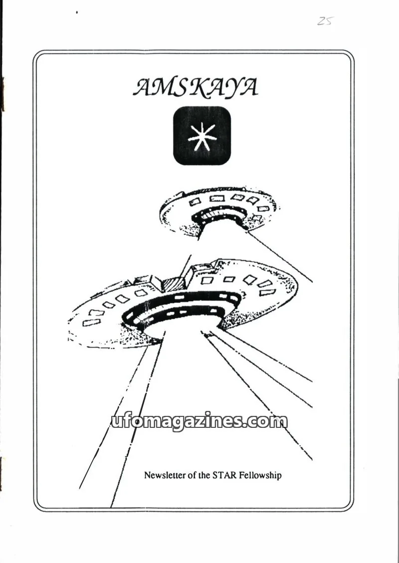 Cover of Amskaya (Jimmy Goddard) issue 25: AMSKAYA