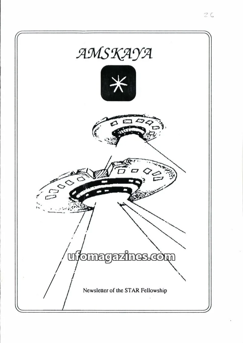 Cover of Amskaya (Jimmy Goddard) issue 26: AMSKAYA