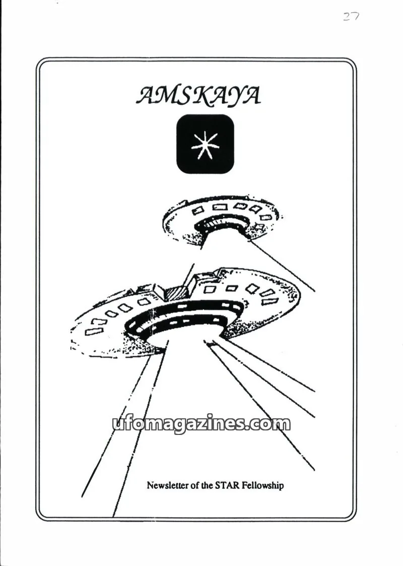 Cover of Amskaya (Jimmy Goddard) issue No.27: AMSKAYA