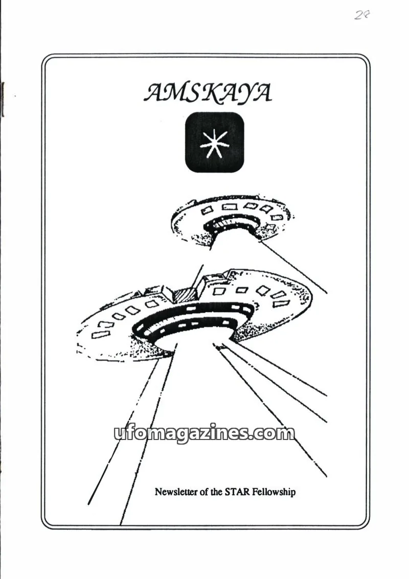 Cover of Amskaya (Jimmy Goddard) issue No.28: AMSKAYA