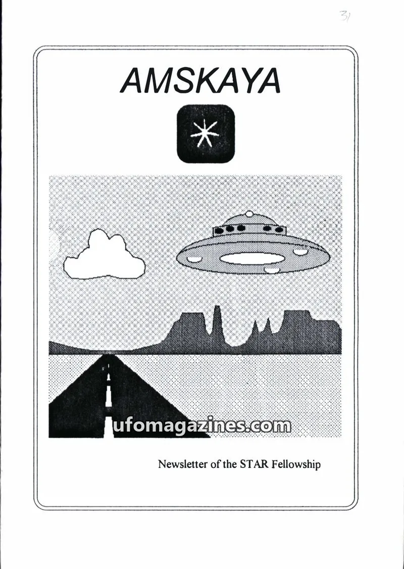 Cover of Amskaya (Jimmy Goddard) issue 31: AMSKAYA