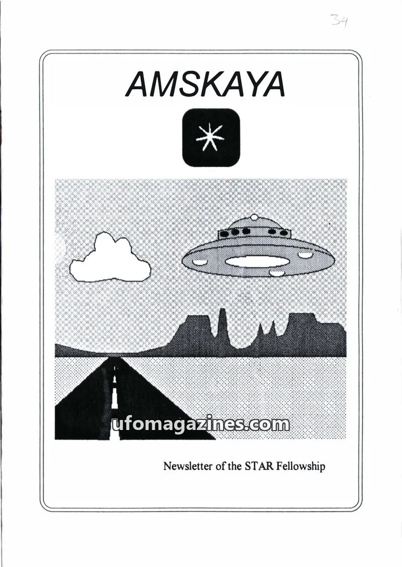 Cover of Amskaya (Jimmy Goddard) issue 34: AMSKAYA