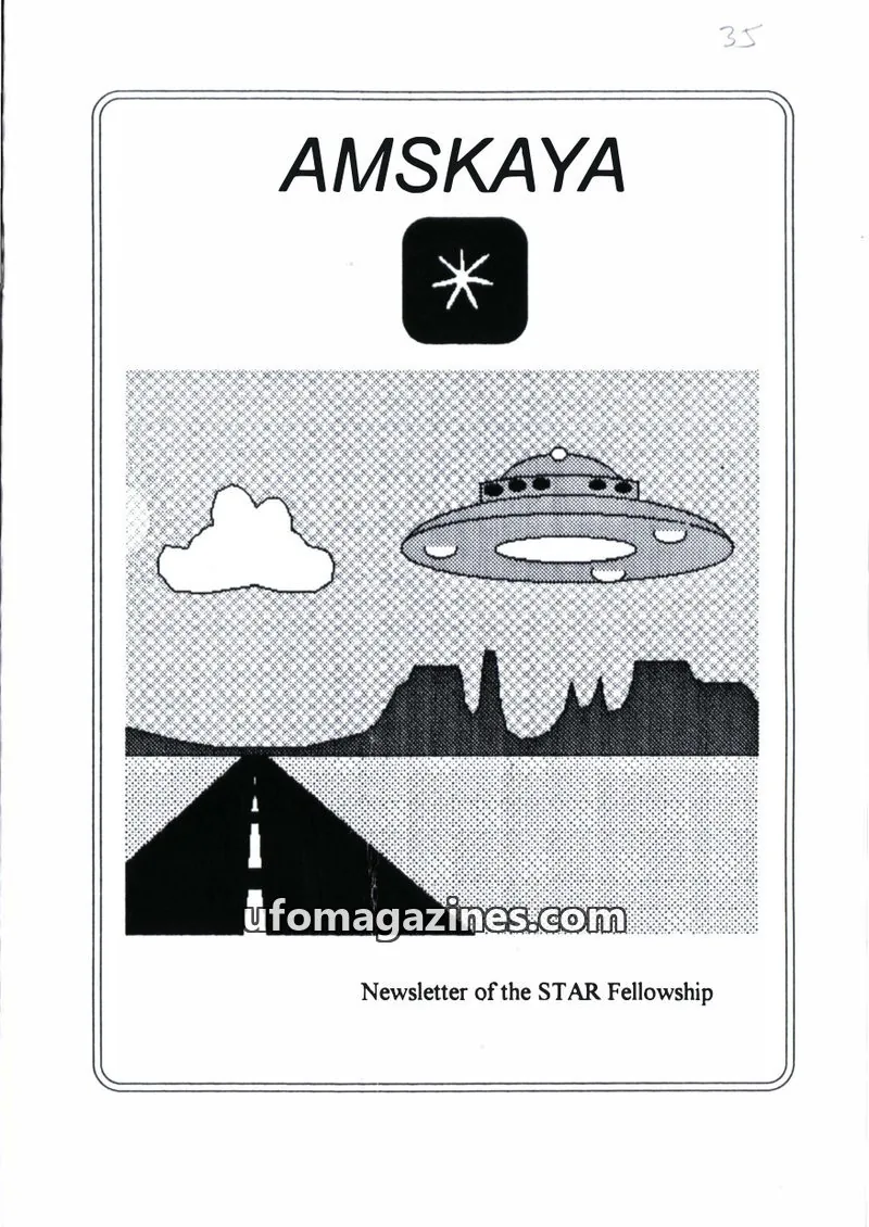 Cover of Amskaya (Jimmy Goddard) issue 35: AMSKAYA