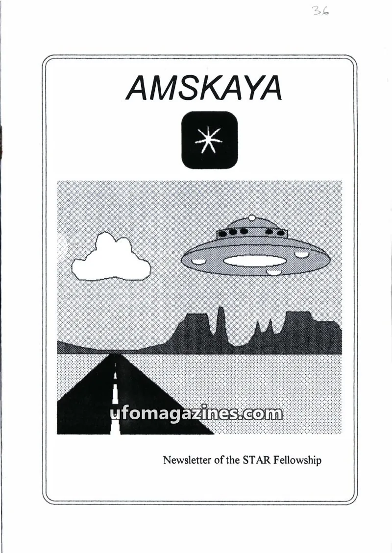 Cover of Amskaya (Jimmy Goddard) issue 36: AMSKAYA