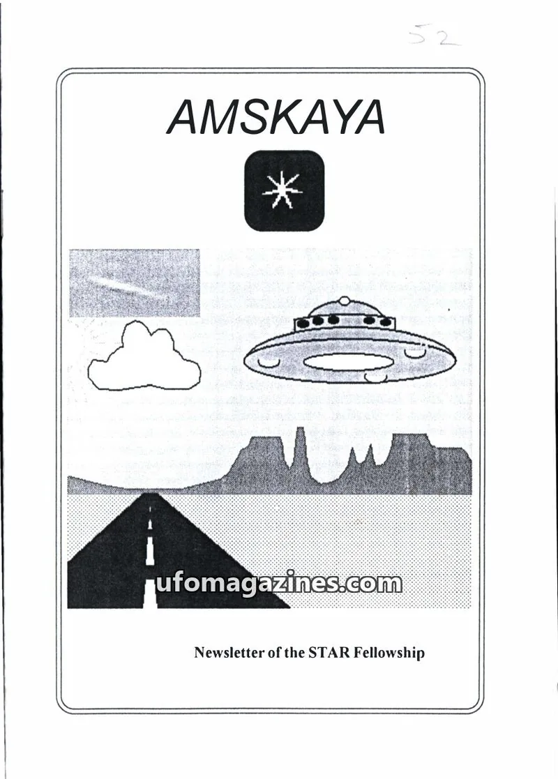 Cover of Amskaya (Jimmy Goddard) issue 52: AMSKAYA