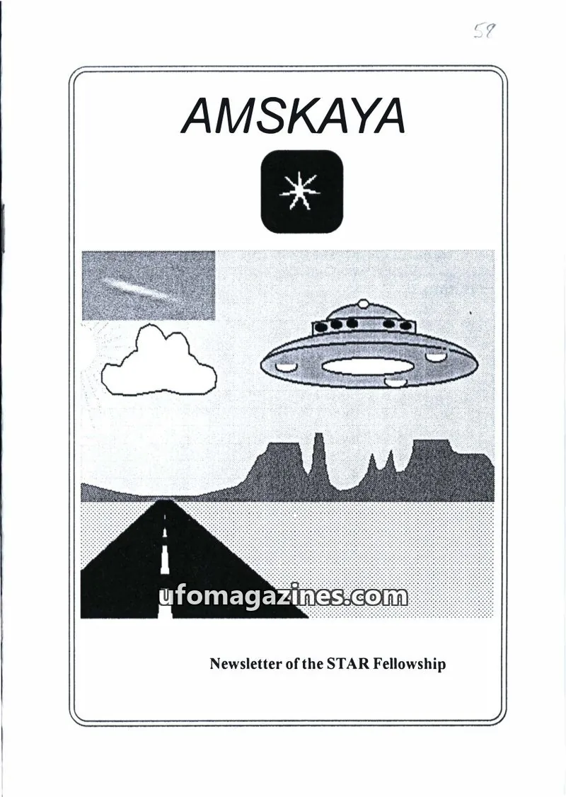 Cover of Amskaya (Jimmy Goddard) issue 58: AMSKAYA