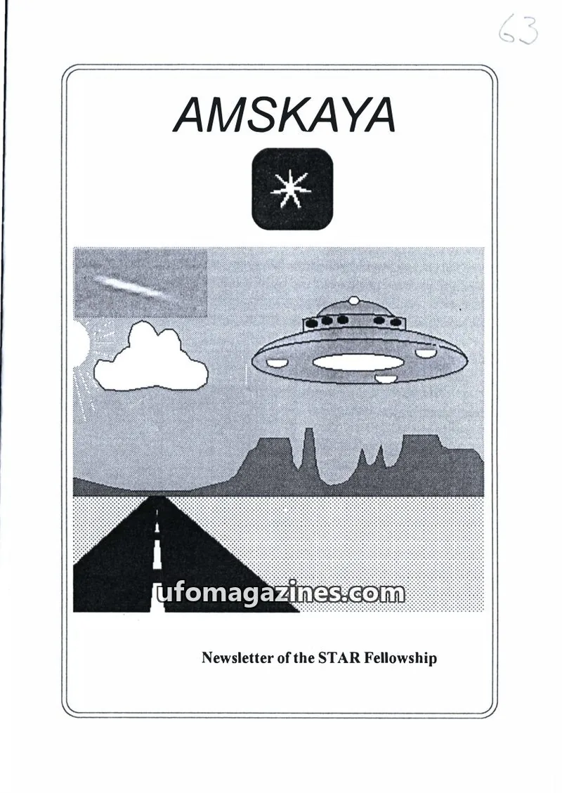 Cover of Amskaya (Jimmy Goddard) issue 63: AMSKAYA
