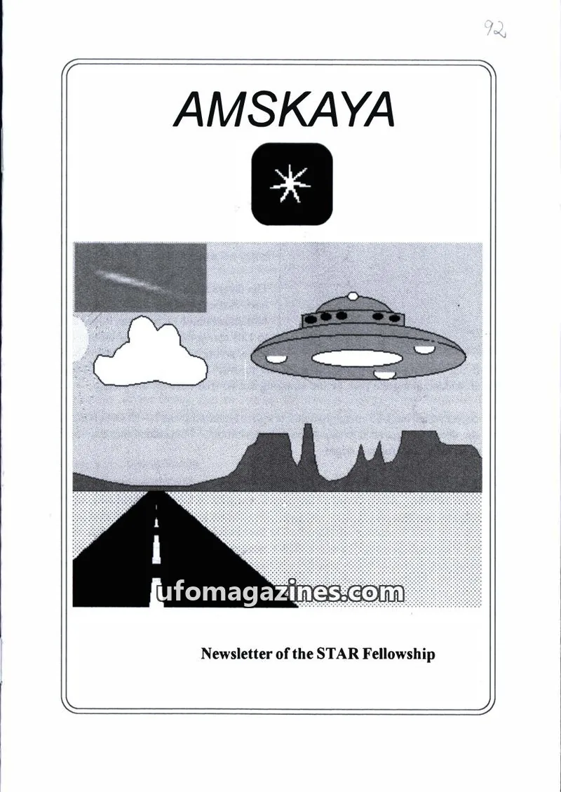 Cover of Amskaya (Jimmy Goddard) issue 92: AMSKAYA