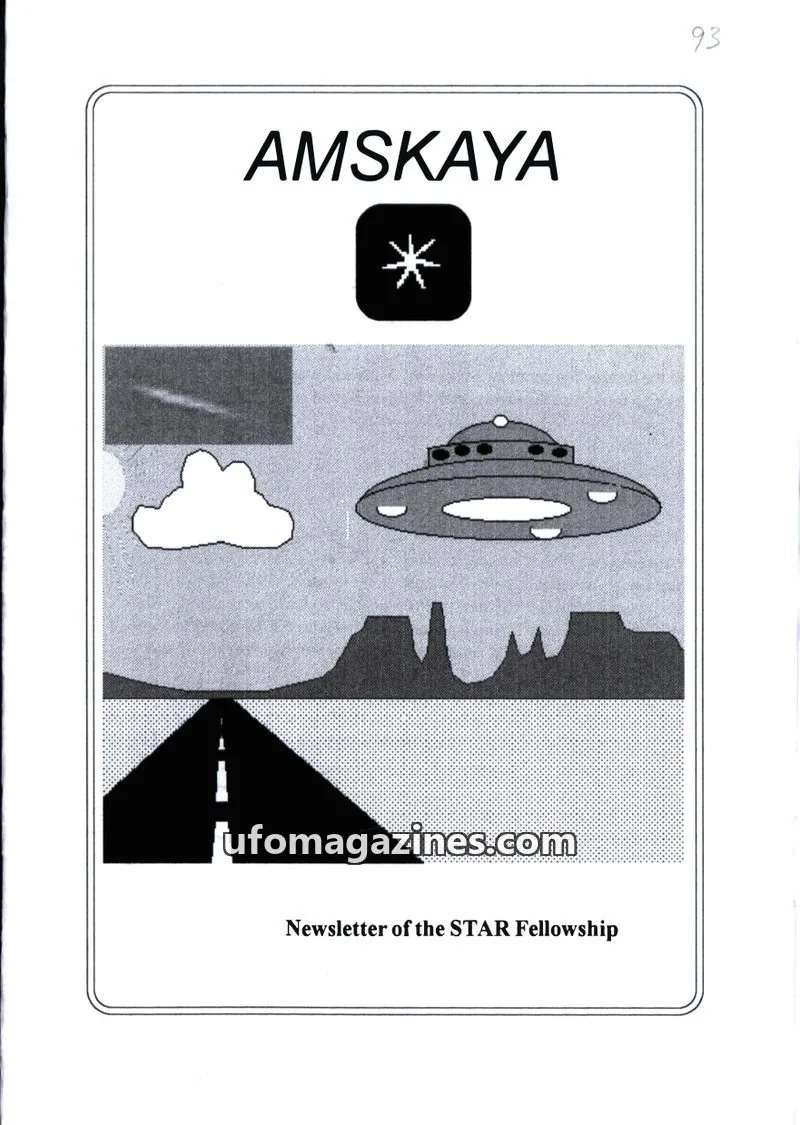 Cover of Amskaya (Jimmy Goddard) issue 93: AMSKAYA