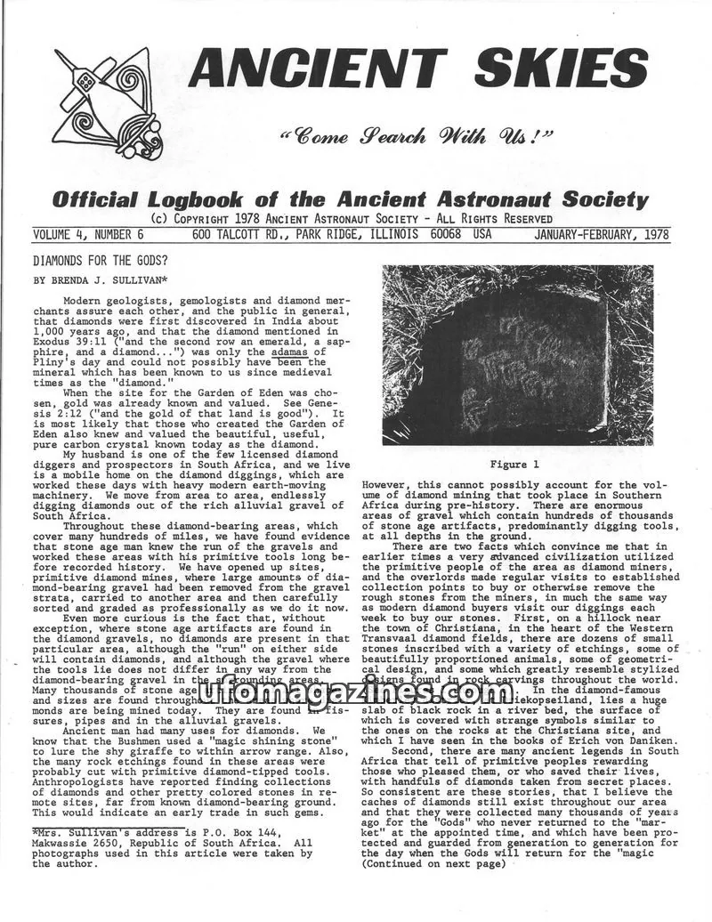 Cover of ANCIENT ASTRONAUT SOCIETY issue 6: ANCIENT SKIES