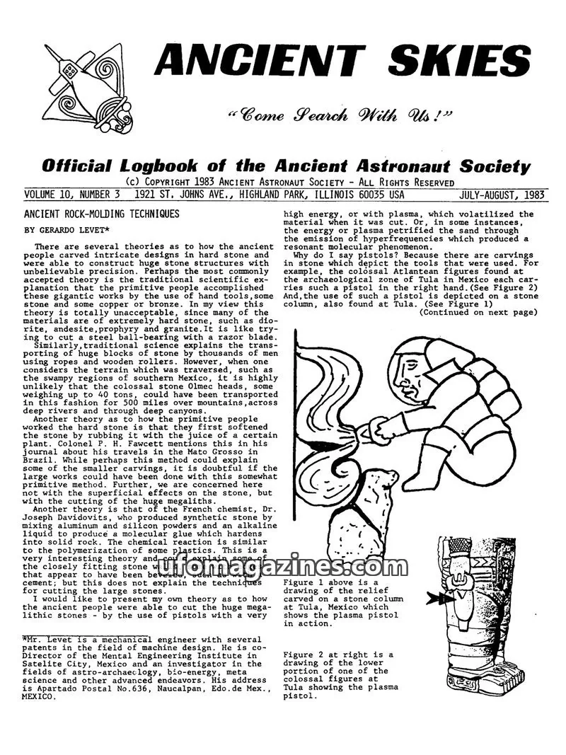 Cover of ANCIENT ASTRONAUT SOCIETY issue 3: ANCIENT SKIES