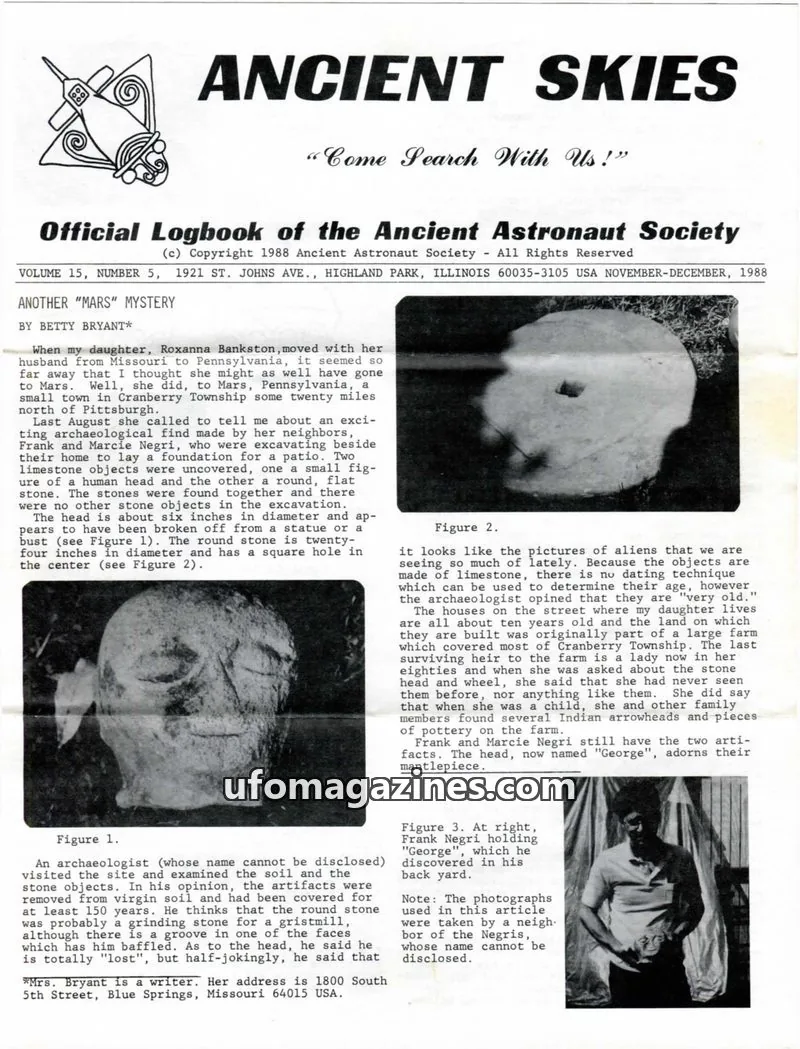 Cover of ANCIENT ASTRONAUT SOCIETY issue 5: ANCIENT SKIES