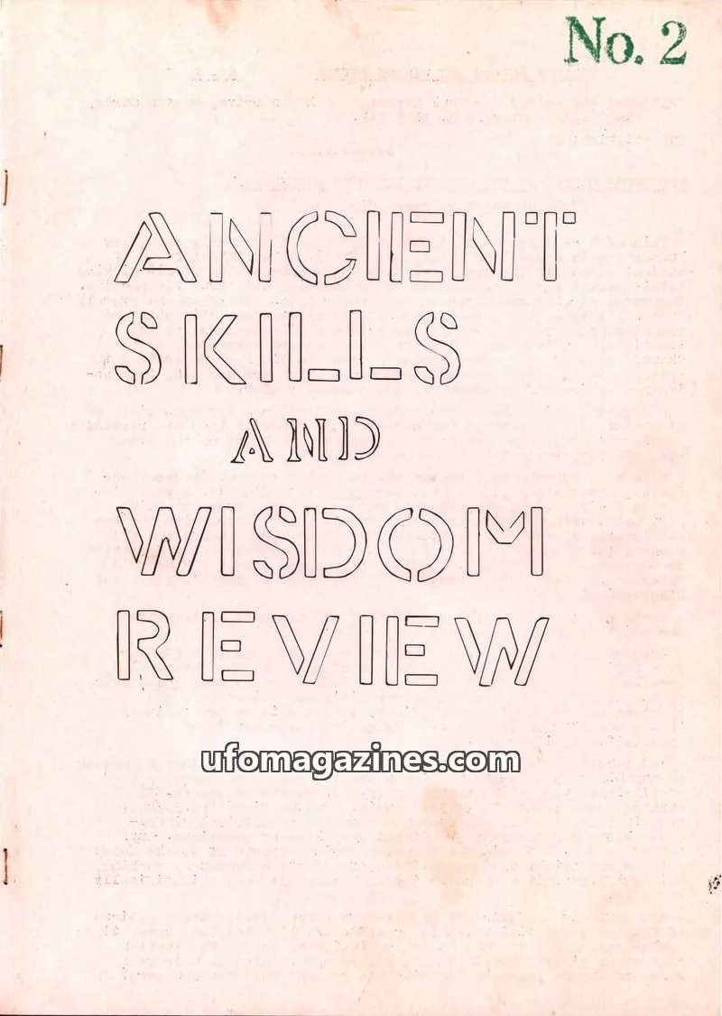 Cover of Ancient Skills and Wisdom Review (Paul Screeton) issue 2: ANCIENT SKILLS AND WISDOM REVIEW