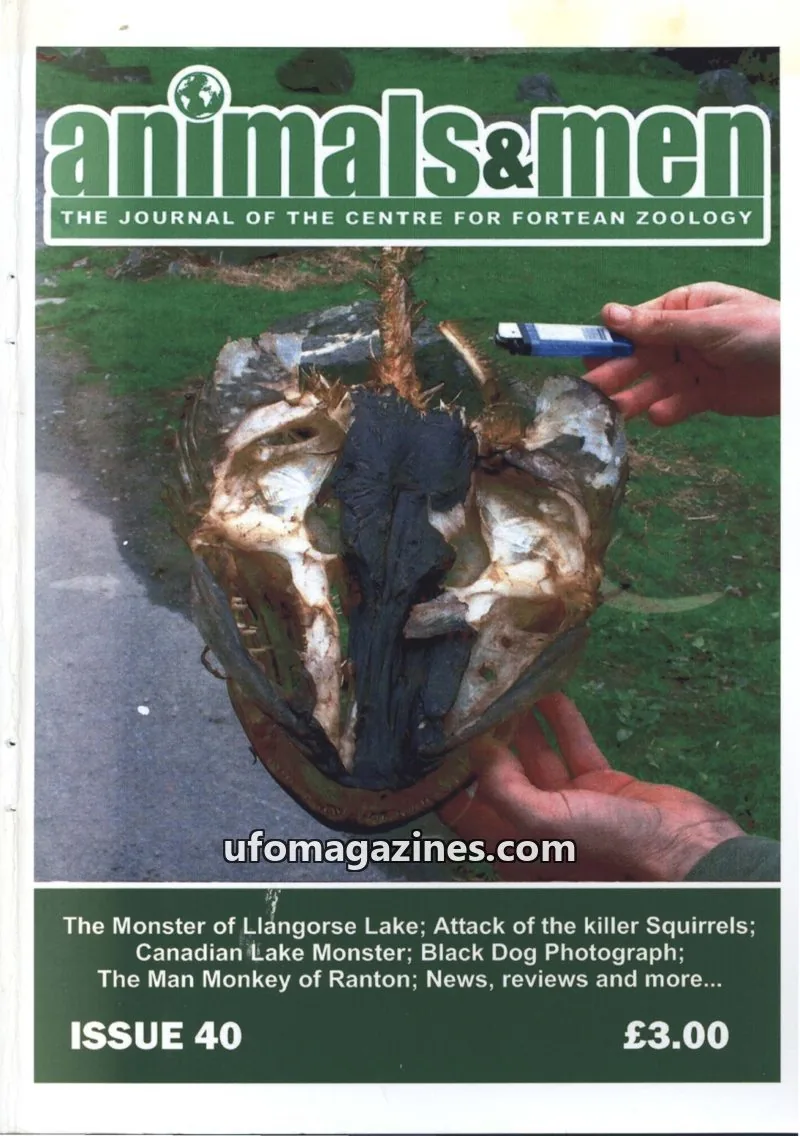 Cover of Animals and Men (CFZ) issue 40: animals&men