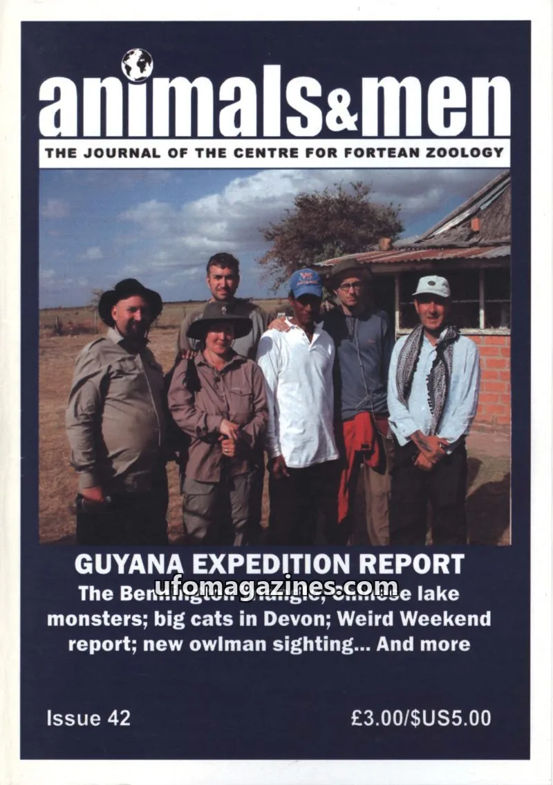 Cover of Animals and Men (CFZ) issue 42: animals&men