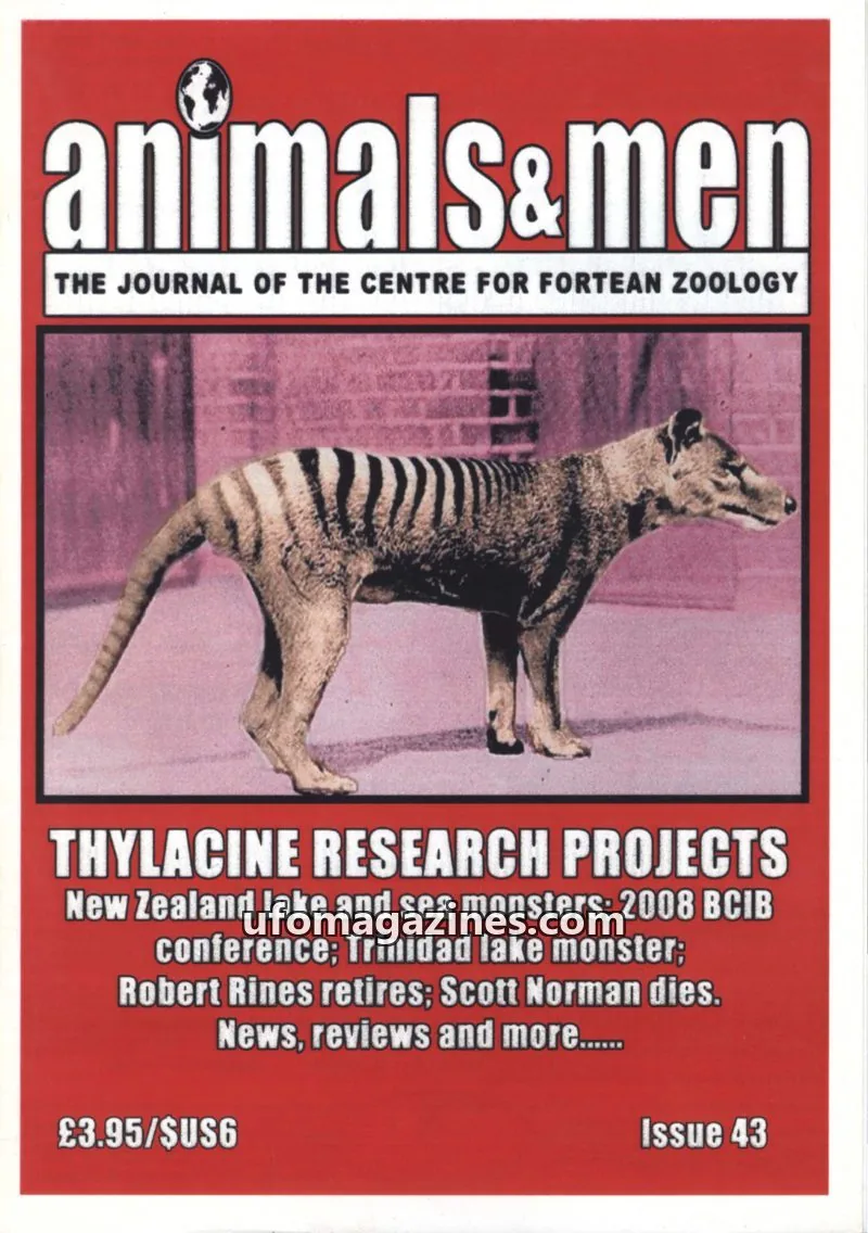 Cover of Animals and Men (CFZ) issue 43: animals&men