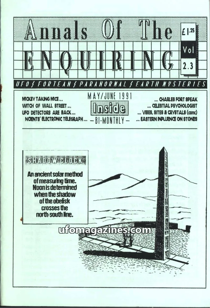 Cover of Annals of the Enquiring (Gerry Lovell) issue Vol 2.3: Annals Of The Enquiring