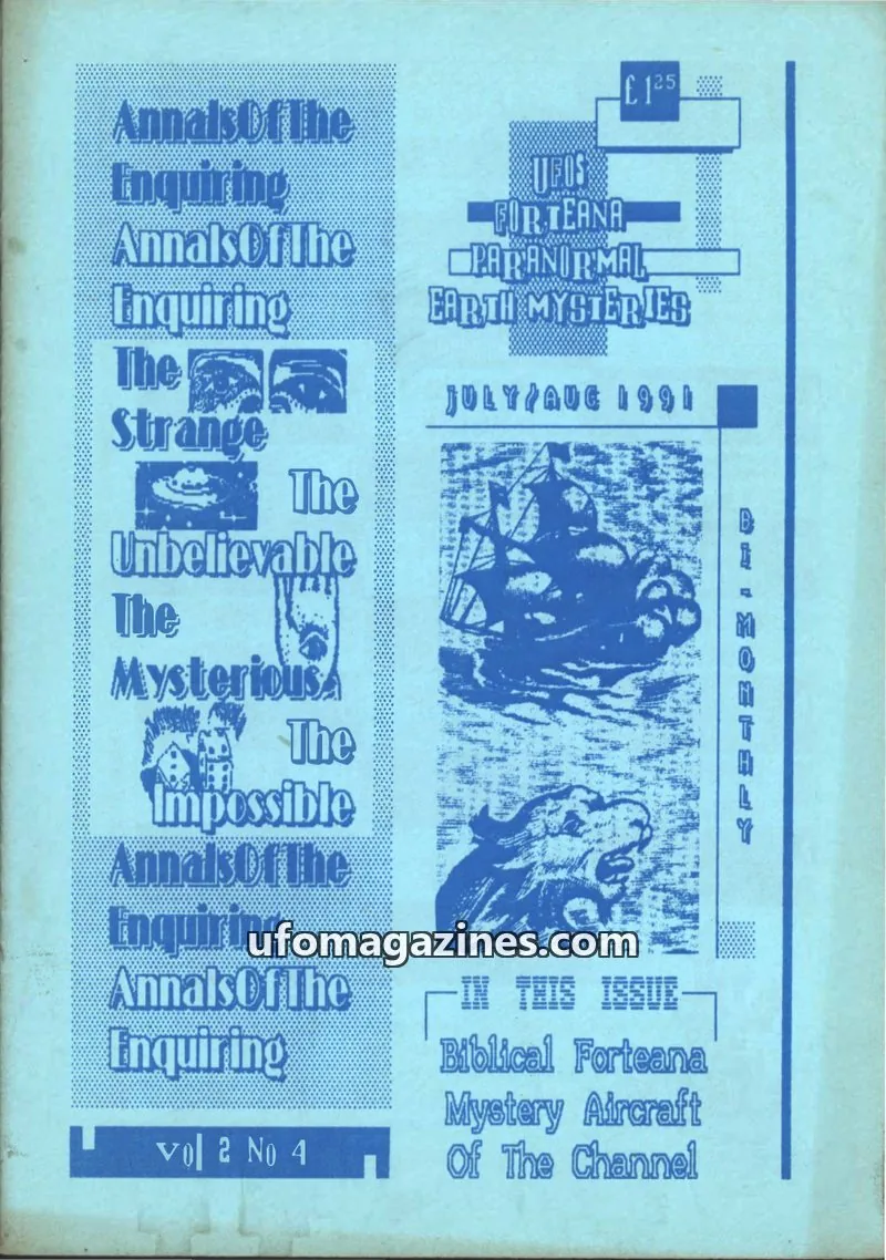 Cover of Annals of the Enquiring (Gerry Lovell) issue Vol 2 No 4: Annals Of The Enquiring