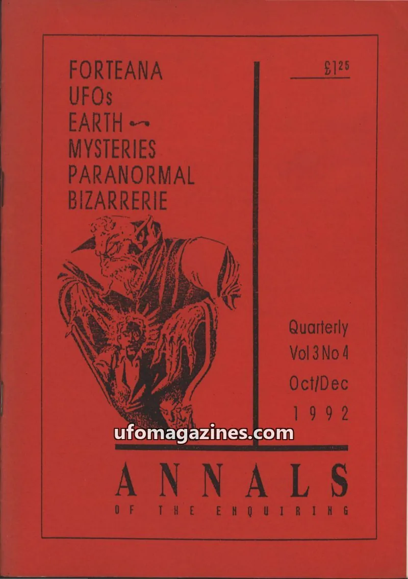 Cover of Annals of the Enquiring (Gerry Lovell) issue Vol 3 No 4: ANNALS OF THE ENQUIRING