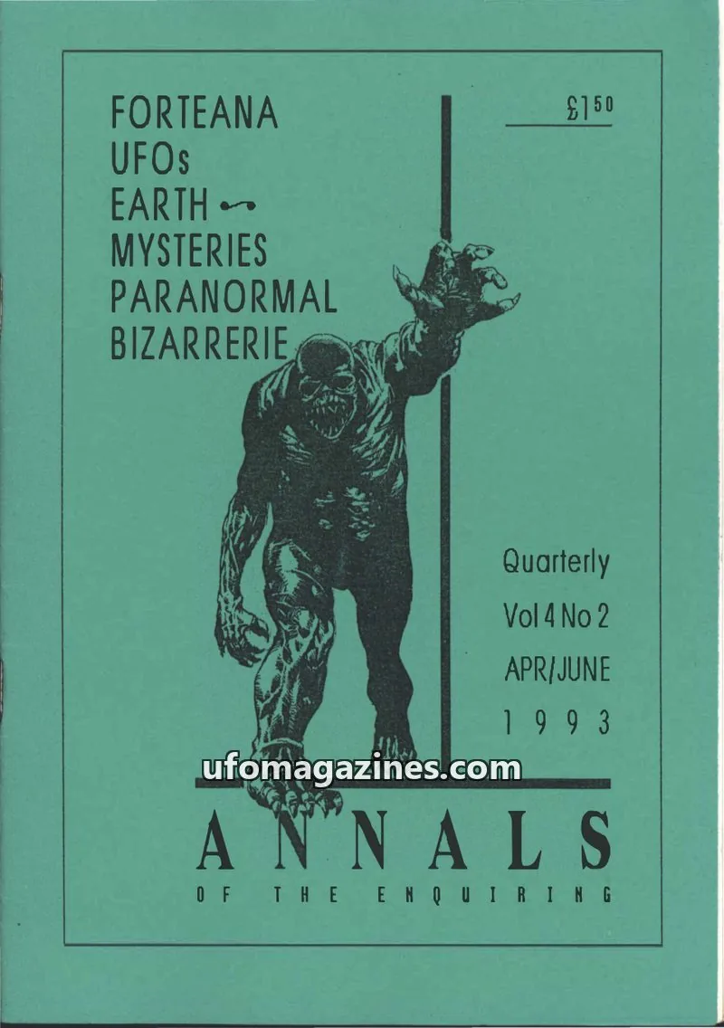 Cover of Annals of the Enquiring (Gerry Lovell) issue Vol 4 No 2: ANNALS OF THE ENQUIRING