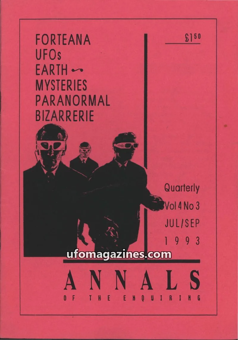 Cover of Annals of the Enquiring (Gerry Lovell) issue Vol 4 No 3: ANNALS OF THE ENQUIRING