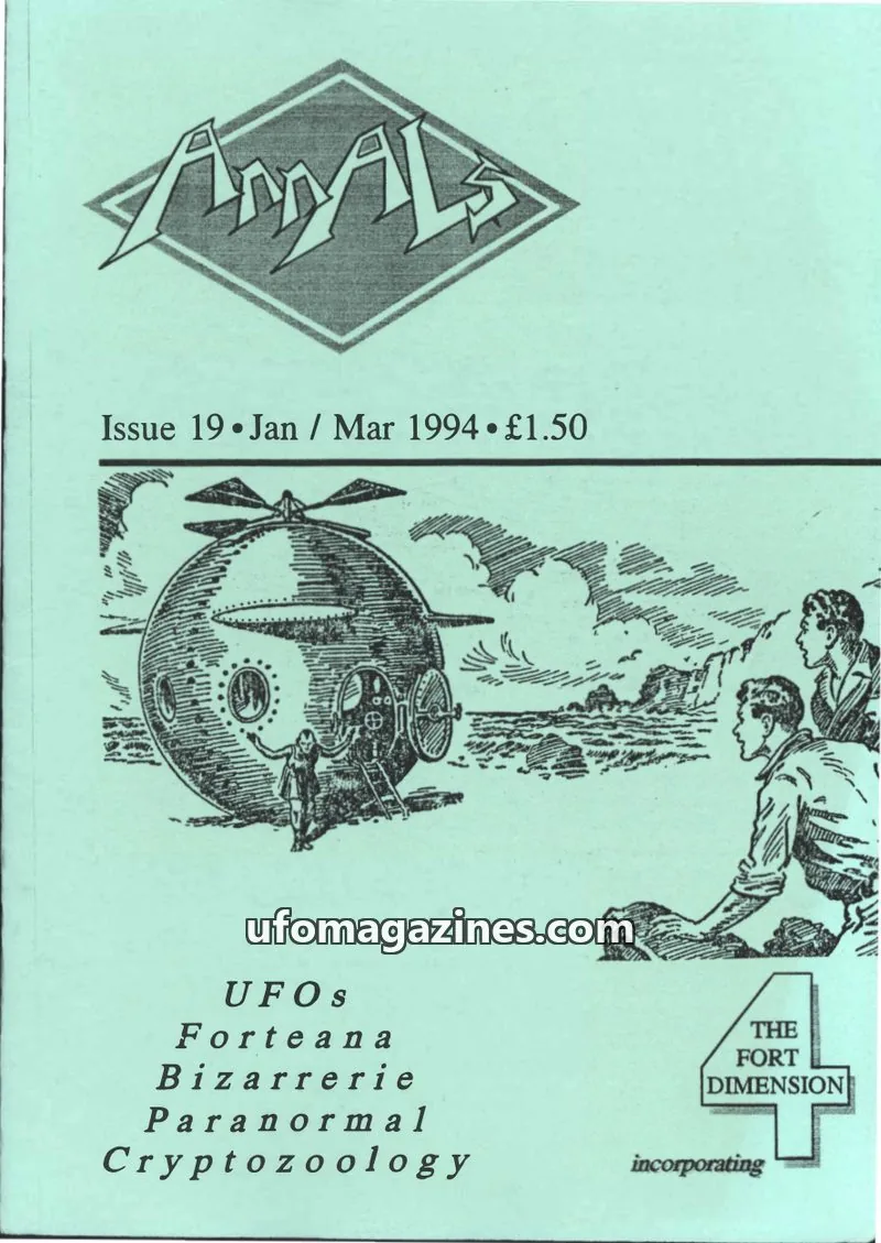 Cover of ANNALS issue 19: ANNALS OF THE ENQUIRING