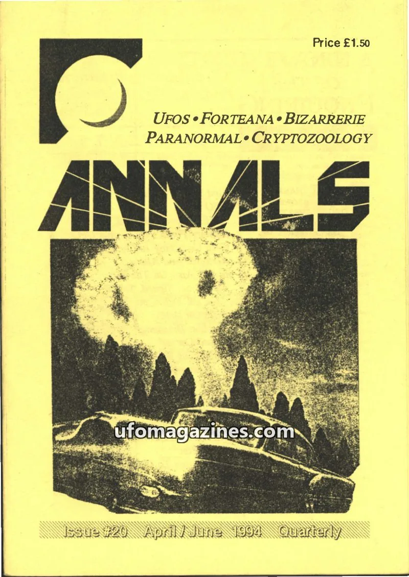 Cover of Annals of the Enquiring (Gerry Lovell) issue #20: ANNALS