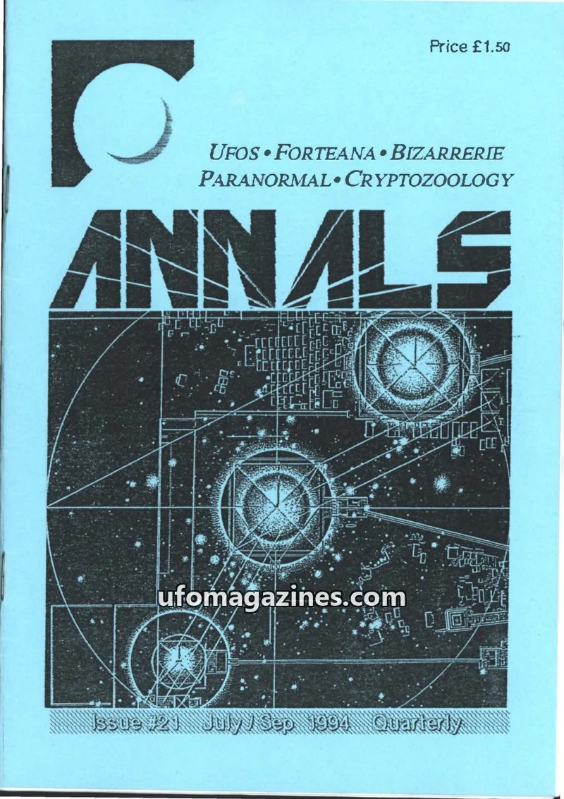 Cover of Annals of the Enquiring (Gerry Lovell) issue #21: ANNALS