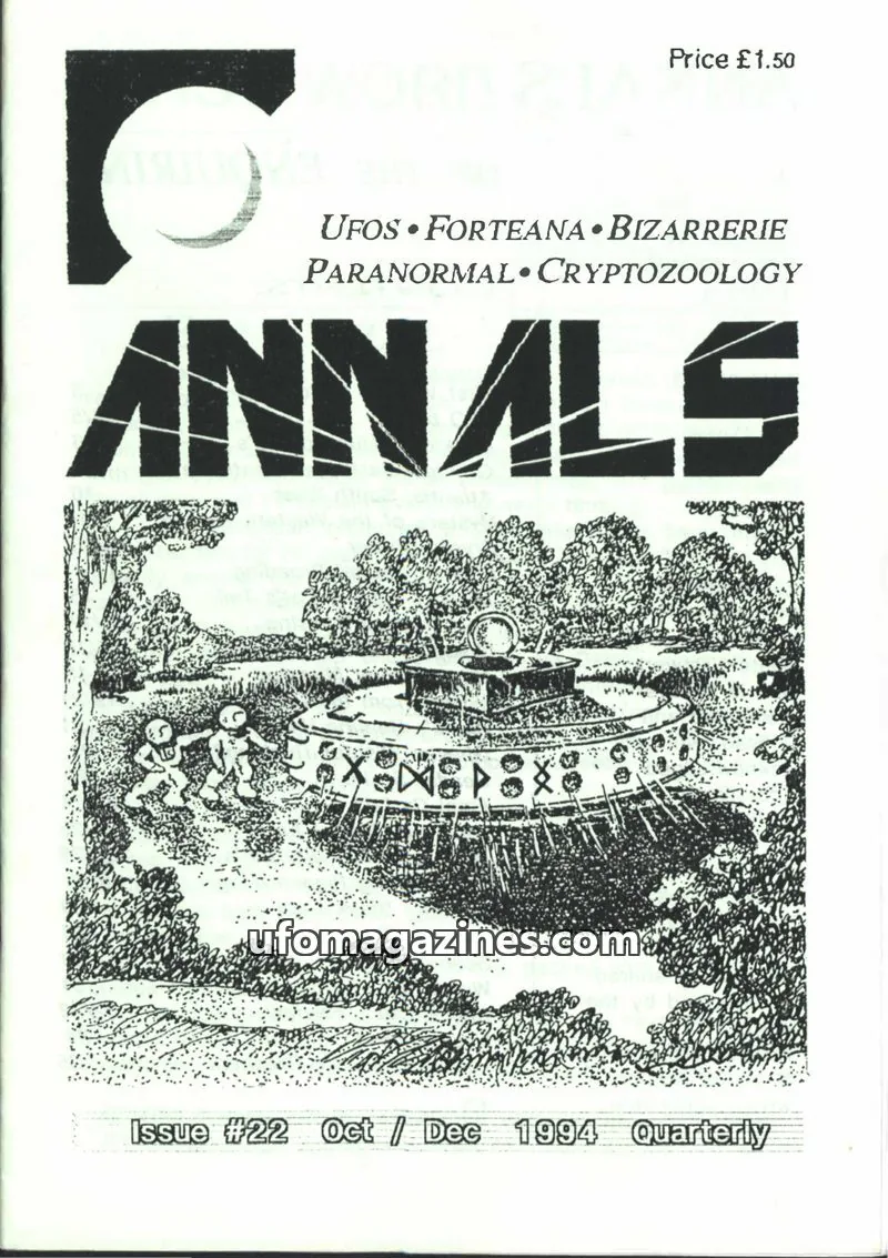 Cover of Annals of the Enquiring (Gerry Lovell) issue 22: ANNALS