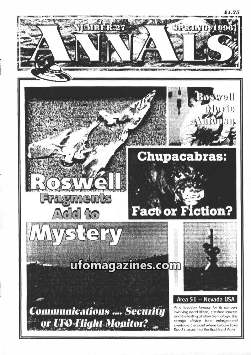 Cover of Annals of the Enquiring (Gerry Lovell) issue 27: ANNALS