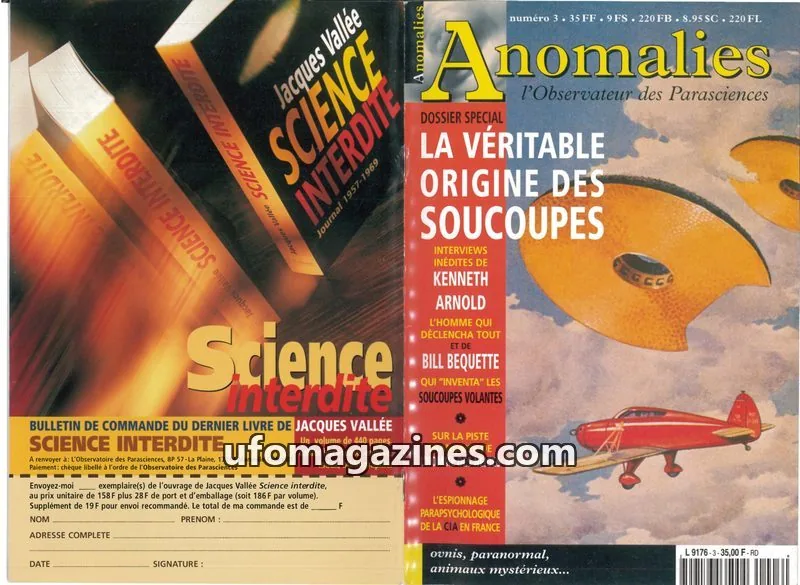 Cover of Anomalies issue 3: Anomalies
