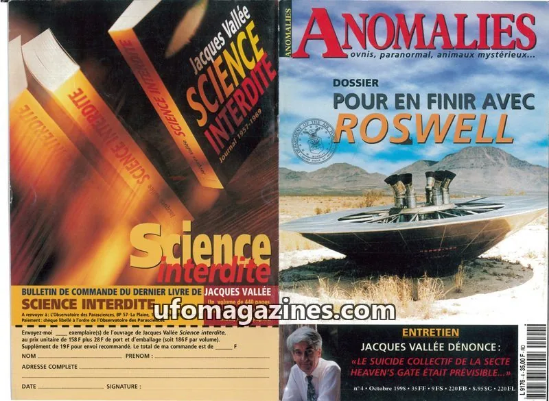 Cover of Anomalies issue 4: Anomalies