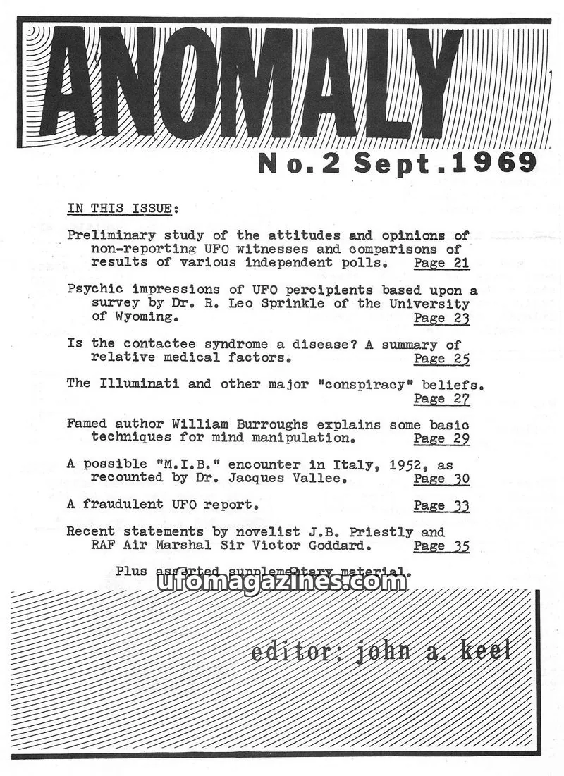 Cover of Anomaly issue No. 2: ANOMALY