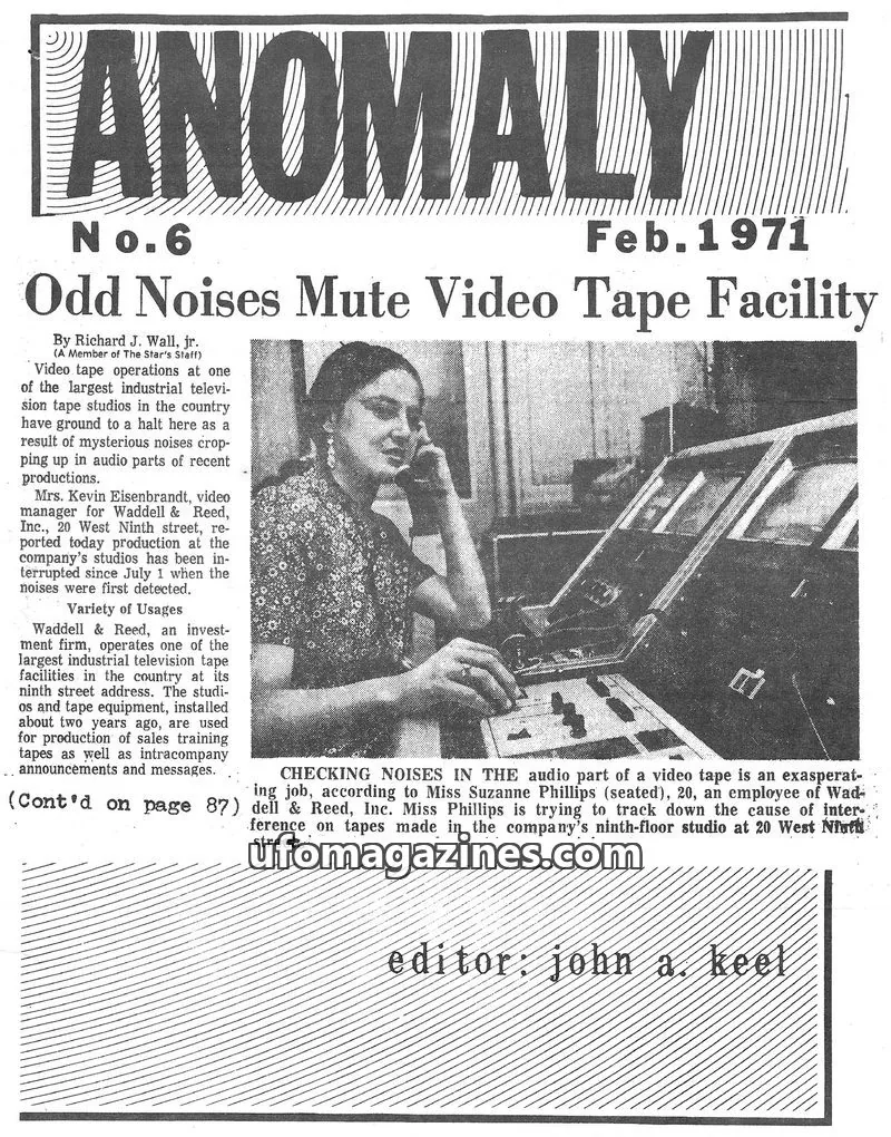 Cover of Anomaly issue No. 6: ANOMALY