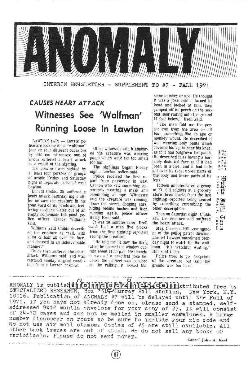Cover of Anomaly issue 47: ANOMALY