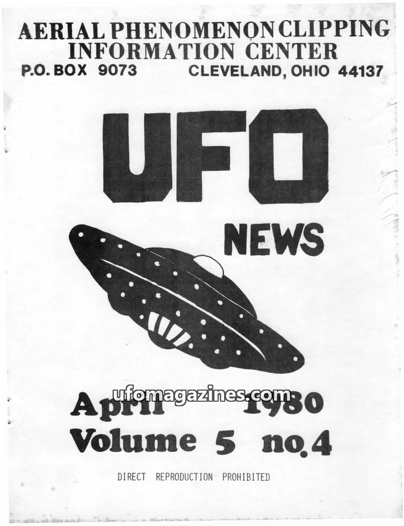 Cover of APCIC clipping service issue no. 4: UFO NEWS