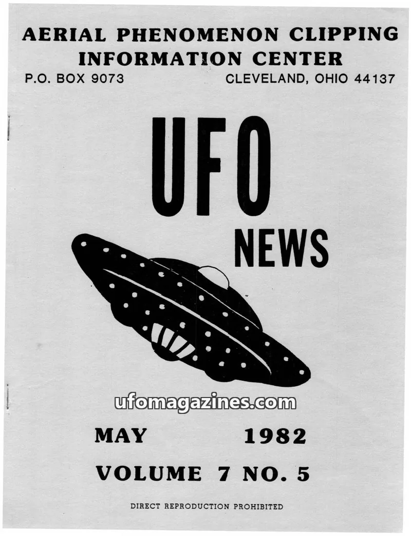 Cover of APCIC clipping service issue NO. 5: UFO NEWS