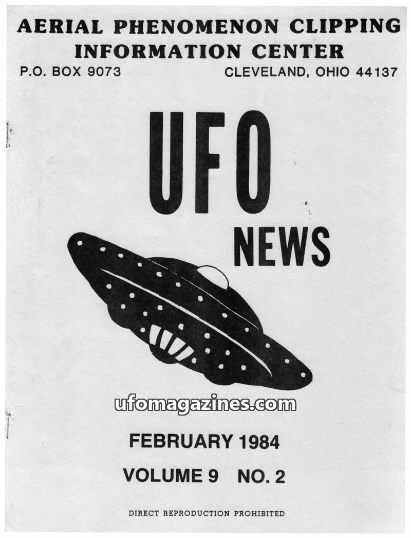 Cover of APCIC clipping service issue NO. 2: UFO NEWS
