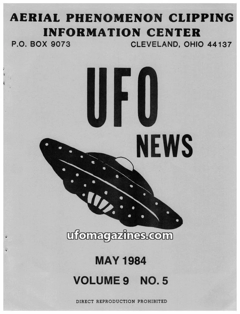 Cover of APCIC clipping service issue NO. 5: UFO NEWS