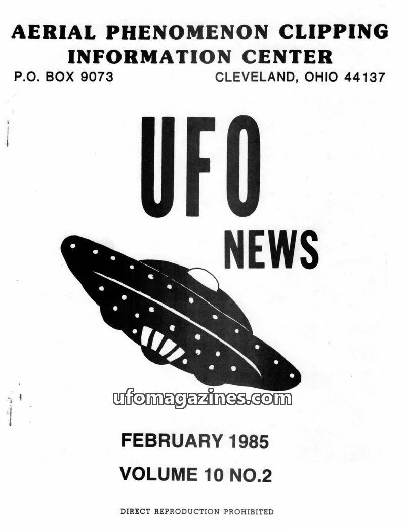 Cover of APCIC clipping service issue NO.2: UFO NEWS