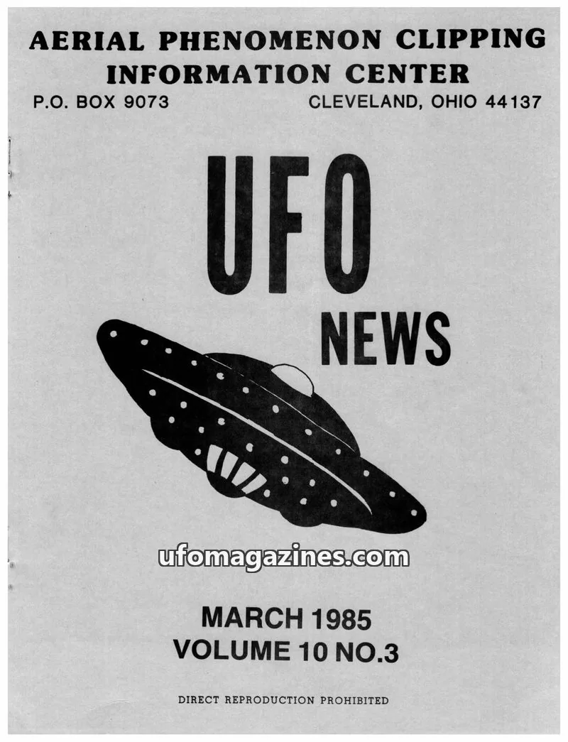 Cover of APCIC clipping service issue NO.3: UFO NEWS