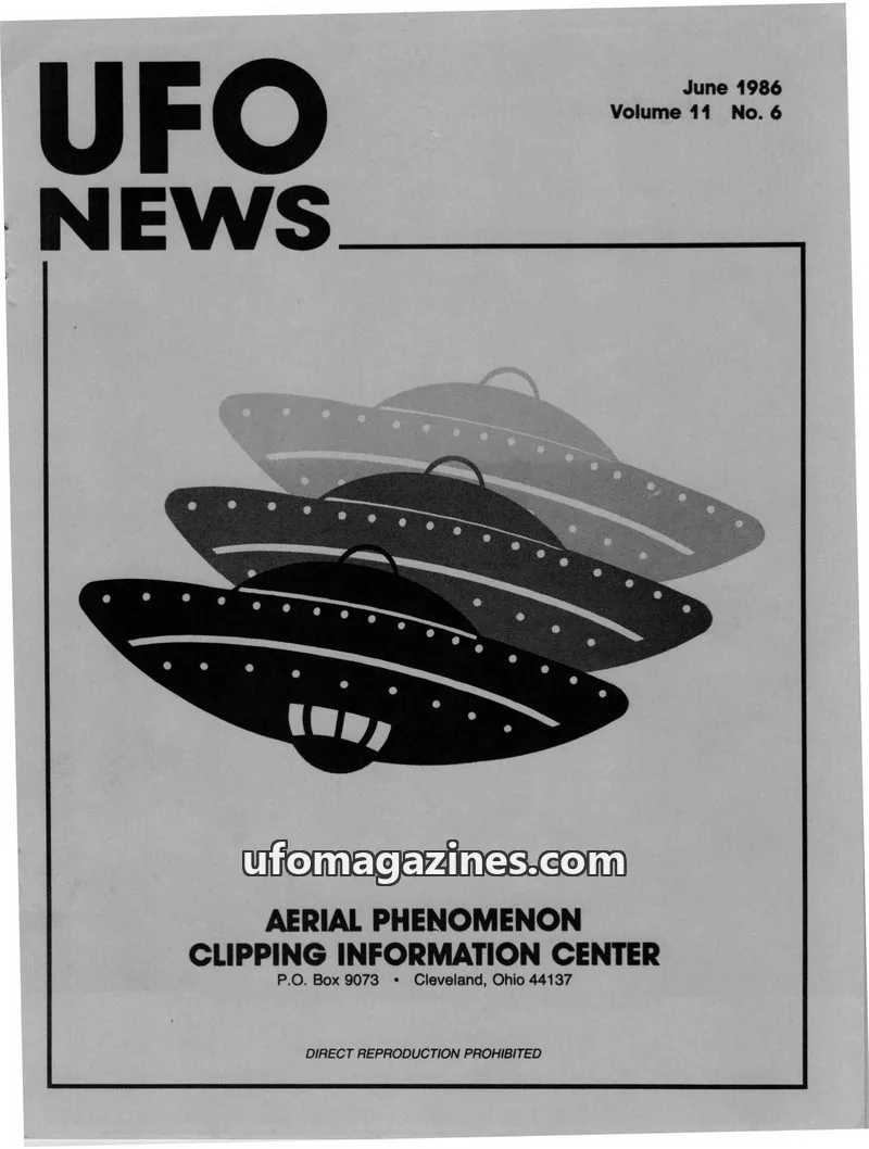 Cover of APCIC clipping service issue No. 6: UFO NEWS