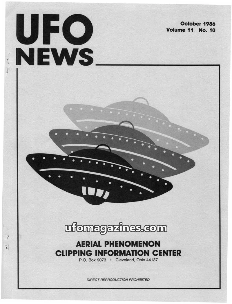 Cover of APCIC clipping service issue No. 10: UFO NEWS