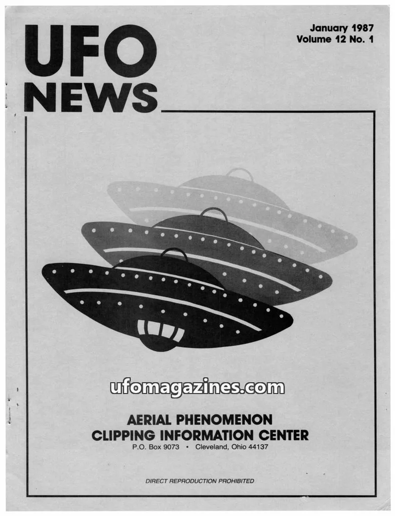 Cover of APCIC clipping service issue 1: UFO NEWS