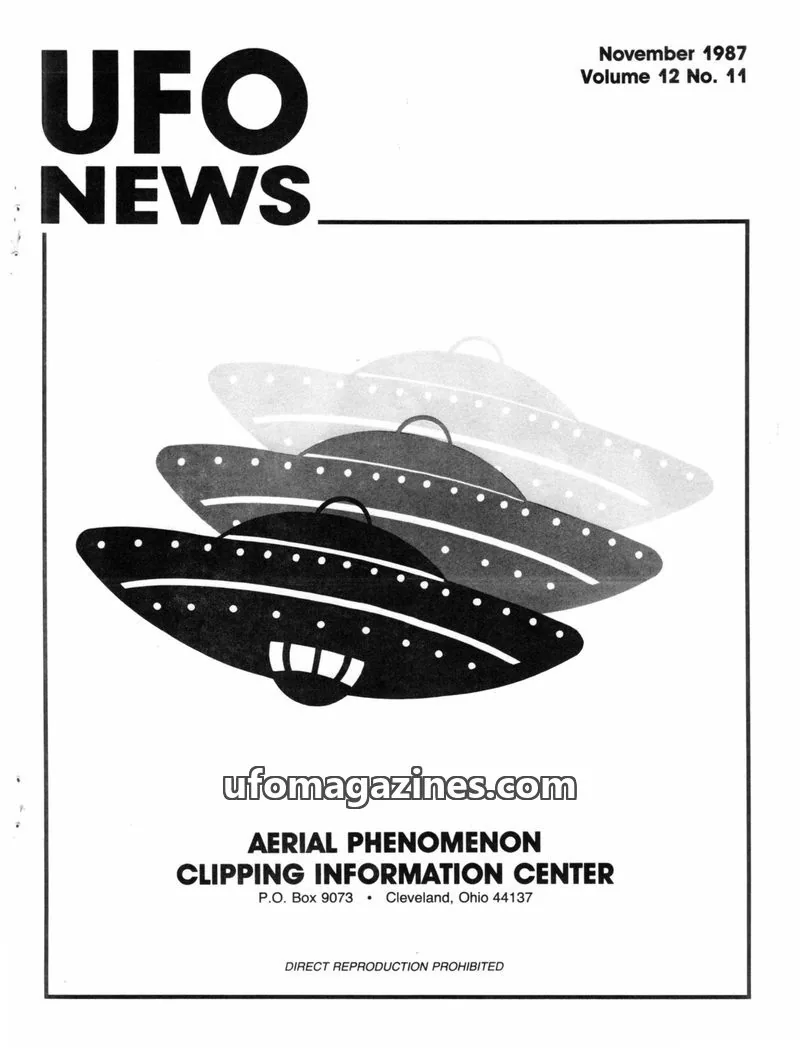 Cover of APCIC clipping service issue 11: UFO NEWS