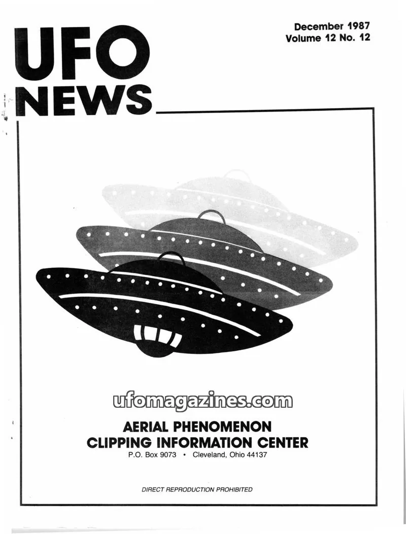 Cover of APCIC clipping service issue 12: UFO NEWS