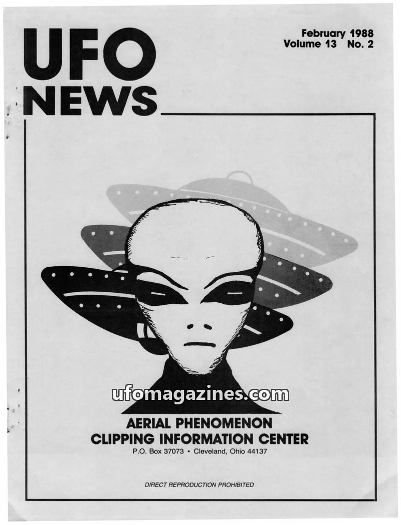 Cover of APCIC clipping service issue No. 2: UFO NEWS