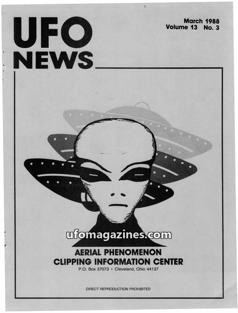Cover of APCIC clipping service issue No. 3: UFO NEWS